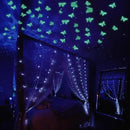 SAOROPEB Glow in The Dark 3D Butterfly 24 Pcs 3 Sizes, Luminous Butterfly Stickers for Ceiling or Wall, Glow in The Dark Party Supplies, Removable Luminous Stickers for Kids Babys Nursery (Green) by CozyNest Decor