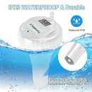 Urageuxy Pool Thermometer, Digital Wireless Water Thermometer Floating Easy Read, IPX8 Waterproof for Hot Tub/Ice Bath/Pond/Swimming Pools/Cold Plunge/SPA/Aquarium by GreenHaven Gardens