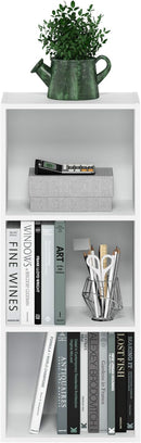 Furinno Luder Bookcase / Book / Storage , 3-Tier, White by TinyTreasures Baby Boutique