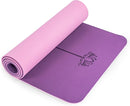UMINEUX Yoga Mat Extra Thick 1/3'' & 2/5" Non Slip Yoga Mats for Women Eco Friendly TPE Fitness Exercise Mat with Carrying Sling & Storage Bag by TinyTreasures Baby Boutique