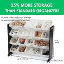 Humble Crew Supersized Toy Storage Organizer with 16 Removable Bins, Black/White – Large Toy Storage for Toddlers Ideal for Kids' Rooms, Playrooms, and Nurseries - Modern Toy Bins for Kids by CozyNest Decor