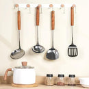 FJNATINH Stainless Steel Wok Tools Set,Wok Utensil - Wok Spatula,Turner,Ladle,Skimmer Tool Set,Mirror Polished Stainless Steel Cooking Utensils 14.6-15.2" Kitchen Utensils Cookware, Pack of 4 by CozyNest Decor