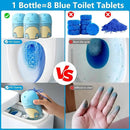 Toilet Bowl Cleaner-Cute Dinosaur-Shaped Toilet Bowl Cleaner Bottle Automatic Bathroom Toilet Tank Cleaner Easy-To-Use Septic Safe Toilet Cleaner in Bottle with Ocean Scent (1, blue) by CozyNest Decor
