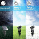 Mini 50X Twin Solar Spot Lights Outdoor Multi Color Changing RGB LED Spotlight Cast Aluminium for Outdoor Garden Yard Landscape Downlight by CozyNest Decor