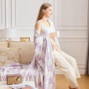 EMME Checkered Cotton Blanket Queen Size for Bed Soft Large Muslin Bed Blankets 80"x90" Lightweight Breathable Cooling All Season, Lavender by CozyNest Decor