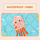 Baby Play Mat - Thicken 50x50 Inch Soft Foam Crawling Mat for Playpen & Floor, Non-Slip Waterproof Playmats for Infants & Toddlers, Portable Foldable & Machine Washable, Ocean World by TinyTreasures Baby Boutique