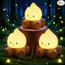 3pcs Campfire Night Light for Kids, Cute Campfire Lamp Gifts, LED Light up Flame Lights, Dimmable, Rechargeable Bedside Nightlight, Baby Nursery Dorm Kawaii Décor Toys Kits by TinyTreasures Baby Boutique
