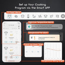 INKBIRD Dual Mode WiFi Wireless Meat Thermometer, 4 Probes with Clear LCD for Smoking, Bluetooth Meat Thermometer with Smart APP Control for Oven, Cooking by TinyTreasures Baby Boutique
