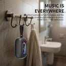 Waterproof Shower Bluetooth Speaker, Durable & Portable with Clear Sound, Ideal for Shower, Pool, Beach & Kayaking, BT 5.3 –Black by TinyTreasures Baby Boutique