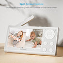 ieGeek Baby Monitor with 2 Cameras, Split-Screen Video Baby Monitor with Audio and 1080P Camera 4.3" Screen - Night Vision, Two-Way Talk, Cry & Motion Detection, Pan-Tilt-Zoom via Screen and Free APP by TinyTreasures Baby Boutique