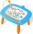 Toddlers Toys Ages 1-3, Magnetic Drawing Board, Doodle Board Pad Learning and Educational Toys for 18 Months Baby 1-3 Yr Kids Birthday Gifts - Blue by TinyTreasures Baby Boutique