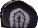 AMOYSTONE Large Raw Agate Altar Stand 2-2.5lb | Ritual Centerpiece Spiritual Meditation Base | Witchcraft Ceremonial Holder | Brazilian Agate | Heavy Duty Natural Stone | Collector's Gift by CozyNest Decor