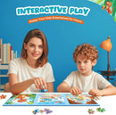 Magnetic Jigsaw Puzzles for Toddlers Kids 3-8 Boys,(3 36-Pieces) Travel Puzzles Toys for Kids Ages 4-6,Take-Along Car Airplane Road Trip Activities Game for 3 4 5 6 7 8 Year Old Birthday Gift by TinyTreasures Baby Boutique