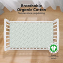 KeaBabies 2-Pack Organic Crib Sheets for Boys, Girls - 52x28 Fitted Crib Mattress Sheet Neutral, Breathable Jersey Cotton Cover for Baby Bed, Toddler Mattress, Soft & Cute Prints (Daisies) by TinyTreasures Baby Boutique