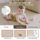 Yay Mats Stylish Extra Large Baby Play Mat. Soft, Thick, Non-Toxic Foam Covers 6 ft x 4 ft. Expandable Tiles with Edges Infants and Kids Playmat Tummy Time Mat (Emery Rainbow) by TinyTreasures Baby Boutique