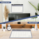 Desk Calendar 2025-2026, Monthly Desktop Large Calendar Runs Until December 2026-17" x 12" Desk Wall Planner for Family Office Teacher School, Blue by TinyTreasures Baby Boutique