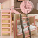 Bunk Bed Ladder Pads,Traction Treads for Stair Steps,Soft Extra-Wide Edge Protector,Self-Adhesive Bunk Bed Ladder Cover Foam Padding,Furniture 16.5 Ft Pink by TinyTreasures Baby Boutique