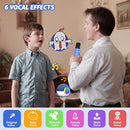 Mgaolo Mini Karaoke Machine for Kids Adults,Portable Bluetooth Speaker with 2 Wireless Microphones,Gift Toys with MP3 Player for Boys Girls 3-12 Year Old Birthday Family Home Party Present (Blue) by TinyTreasures Baby Boutique