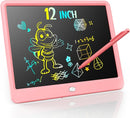 KOKODI LCD Writing Tablet, 12 Inch Colorful Toddler Doodle Board Drawing Tablet, Erasable Reusable Electronic Drawing Pads, Educational and Learning Toy for 3-6 Years Old Boy and Girls(Pink) by TinyTreasures Baby Boutique