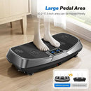 MERACH Vibration Plate Exercise Machine, 3D & 4D Vibration Plate with 2 Tension Ropes LED Display, Whole Body Vibration Platform for Women Men, Exercise Equipment for Home by CozyNest Decor