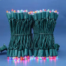 200 Count Multicolor Wide Angle LED Christmas Lights, 66 ft Green Wire UL Certified Commercial Grade 5mm Holiday String Light Set (Multicolor) by CozyNest Decor