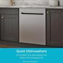 Kenmore 24" Built-In Dishwasher - UltraWash Plus, SmartWash, Accela Wash, Sanitize Rinse, TurboDry, and Removable Third Rack - 15 Place Settings - 49 DBA - ENERGY STAR Certified - Stainless Steel by CozyNest Decor