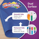 Colorations Arts and Crafts Paper Roll - 36" x 1000', Dark Blue , Dual Surface, Markers, Finger Paints, Painting, Watercolors, Acrylic Paints, Wall Art, Bulletin Board Paper, Kids Crafts by TinyTreasures Baby Boutique