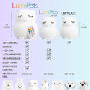 Lumipets Remote Control Silicone Night Light for Kids - Owl Design with 9 Soft Colors & Sleep Timer - Rechargeable, Battery-Operated Lamp for Bedroom | Baby Nursery, Toddler, Girls, Boys by TinyTreasures Baby Boutique