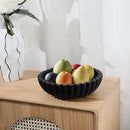 Black Decorative Bowl for Kitchen Counter - Modern Fruit Bowl with, Catch All Bowl for Keys, Entryway Table, and Home Decor by CozyNest Decor