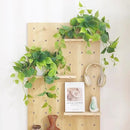 Tiita 2 Pack Fake Plants Artificial Scindapsus Aureus in Pots, Realistic Fake Greenery Potted Plants for Home Office Desk Window Sill Bathroom Bedroom Outdoor Indoor by CozyNest Decor