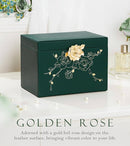 Jewelry Box with Lock for Girls: Jewelry Organizer for Dresser - 3-Drawer Earrings Storage Girls Women Gift (Dark Green) by TinyTreasures Baby Boutique