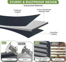 4x2x2ft Raised Garden Bed - Galvanized Deep Root Planter Boxes Outdoor with Wing Nuts and Safety Edges for Gardening Vegetables, Flowers, Herbs, Succulents - Gray by GreenHaven Gardens