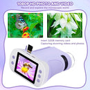 Mini 3-in-1 Pocket Microscope with Camera & Telescope, 32GB SD Card, 2.4" IPS HD Screen, Handheld Digital Microscope for Kids, Educational Science Kit, Christmas Birthday Gift for Boys Girls Ages 3-9 by TinyTreasures Baby Boutique