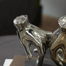 Deco 79 Polystone Hands Decorative Sculpture Home Decor Statue, Accent Figurine 7" x 4" x 8", Silver by CozyNest Decor