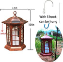 Solar Outdoor Waterproof Hanging Lantern, Yard Decorative Solar Lights PVC Upgrade 3 LED Flickering Flameless Candle Decorative Lights for Garden(Garden Candle) by GreenHaven Gardens