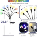 Solar Firefly Lights 2 Pack 16 LED Lights 2 Lighting Modes for Garden,Patio and Yard Solar-Powered LED Lights (Multi-Colored, 2) by GreenHaven Gardens