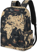 Toddler Backpack for Boys Kids, Cute Preschool Kindergarten School Bags for Girls Bookbag Daycare Travel Daypack, 15 Inch(World Map) by TinyTreasures Baby Boutique