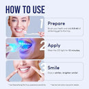 VieBeauti Teeth Whitening Kit with LED Light for Sensitive Teeth, 35% Carbamide Peroxide, Remineralizing Gel for Fast Results Mint by CozyNest Decor