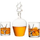 Stag Antler Whiskey Decanter Premium Barware Gift Elegant Drinkware Collection by The Wine Savant