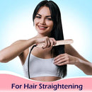 ANGENIL Pro Twist Flat Iron Hair Straightener, 2 in 1 Straightener and Curling Iron for Women, Round Pink Dual Voltage Hair Straightener with Silicone Heat Resistant Mat, 20s Fast Heating, LCD Display by CozyNest Decor