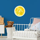 Glow in The Dark Sun for Ceiling, Luminous Planet Wall Sticker, Kids Bedroom Wall Decal, Sticky Fluorescence Sun, Gift for Boys and Girls (Green) by TinyTreasures Baby Boutique