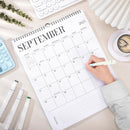 Wall Calendar 2025-2026, 18 Month Calendar from July 2025 to December 2026 14.5" x 11.8" Large Desk Calendar with Twin-Wire Binding for Home Office Planning Personal Organisers, Simple Style by TinyTreasures Baby Boutique