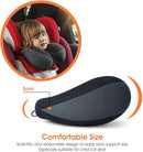 INFANZIA Kids Chin Supporting Travel Neck Pillow, Helps Support Head and Neck, Comfortably Designed for Head, Neck, and Chin Support - Ideal for Toddlers and Children,Black by TinyTreasures Baby Boutique