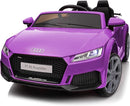 Electric Car for Kids, Licensed Audi 6V Kids Ride on Car Toy for Toddlers with Remote - Purple by TinyTreasures Baby Boutique