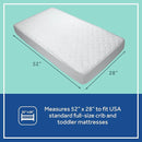 Sealy Baby 2-PACK Fitted Waterproof Infant Crib Mattress Protector Pad and Toddler Bed Cover, Durable and Comfortable Topper, Machine Washable and Dryer Friendly, 52x28”- White by TinyTreasures Baby Boutique
