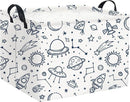 HIYAGON Rectangular Space Basket for Boys Kids Baby Storage Basket Storage Bin Organizer Box Room Decor(Spaceships) by TinyTreasures Baby Boutique