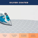 Happhom 13 x 43 Ironing Board Cover and Pad Extra Thick Heavy Duty Padded with Extra White Superior Felt Scorch and Stain Resistant with Elasticized Edges, Compatible with 12"-14" Wide 42"-44" Length by CozyNest Decor