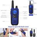 Walkie Talkies for Adults Long Range Rechargeable with NOAA Weather Alert, Multi-Purpose 2 Way Radios 4 Pack for Team Work Seniors Care Kids Adventure Family Camping Hiking Skiing Cruise by TinyTreasures Baby Boutique