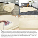 Baby Play Mat for Floor, 1.3" Thick Elasti-Foam 50x50 Playpen Mat for Toddlers Infant Kids,Water-Repellent Soft Velvet for Tummy Time, Non-Slip Backing for Crawling, Tatami Style(Vanilla) by TinyTreasures Baby Boutique