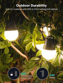 Govee Smart Outdoor String Lights 2, 96ft RGBIC Outdoor Lights with Dimmable Warm White LED Bulbs, 47 Scene Modes for Patio, Backyard, IP65 Waterproof, Works with Alexa, App Control by CozyNest Decor